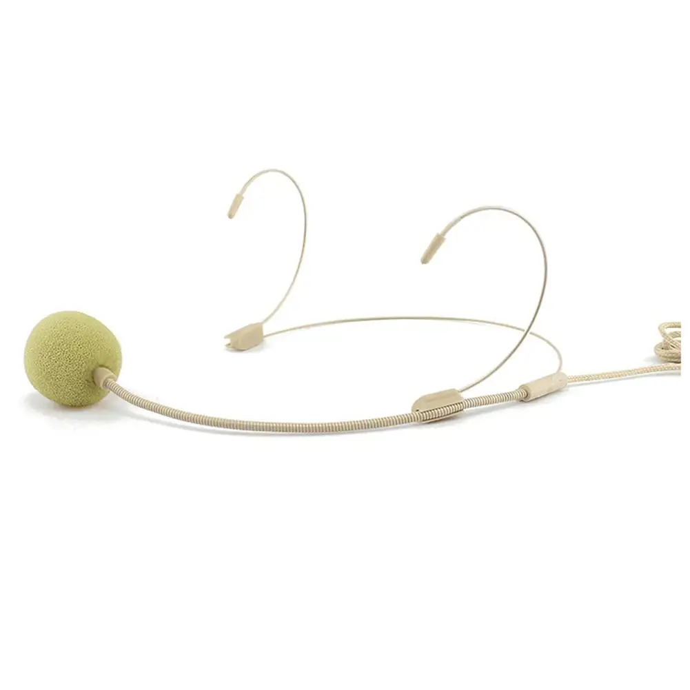 

Wired Microphone Headset Teacher Tour Guide Performance 3.5mm Dual Hook Head MIC