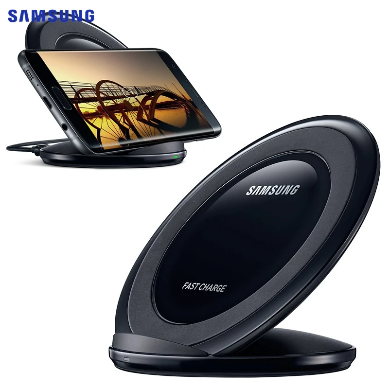 SAMSUNG Оригинал QI Беспроводное зарядное устройство Быстрая зарядка Pad EP-NG930 для S7 S8