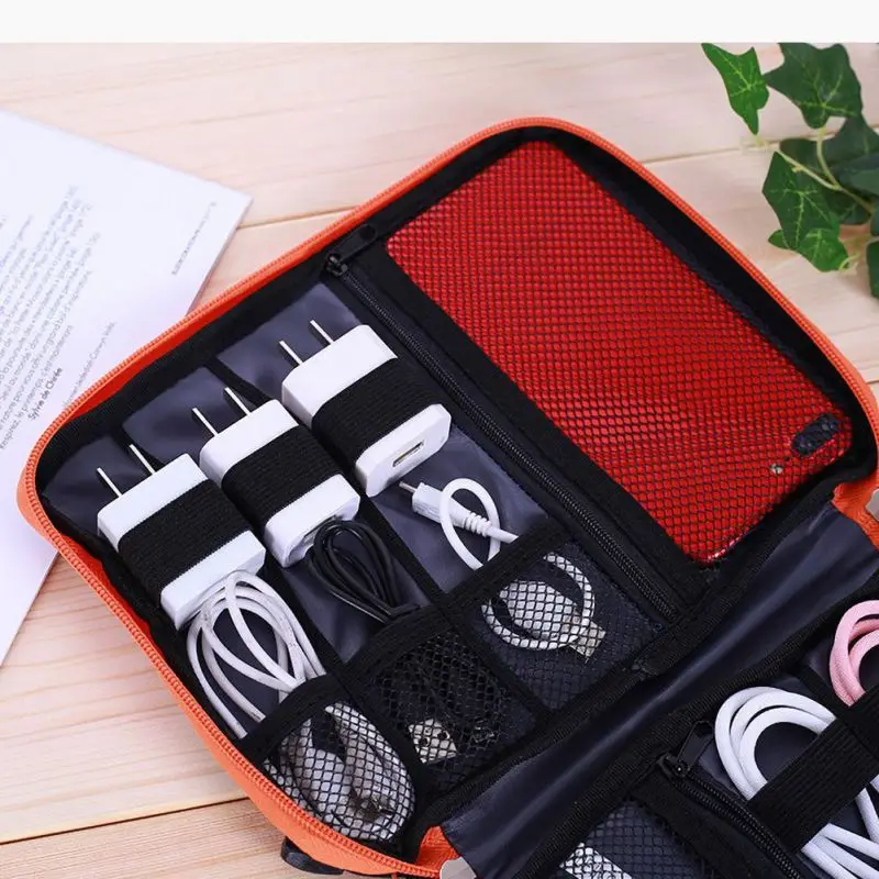 Универсальный Кабельный органайзер для путешествий небольшая электронная