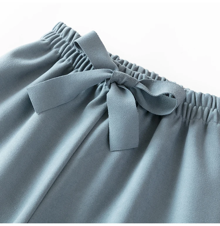 Женские брюки повседневные свободные шаровары до щиколотки классические с