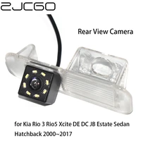 zjcgo ccd car rear view reverse back up parking night vision camera for kia rio 3 rio5 xcite de dc jb estate sedan hatchback