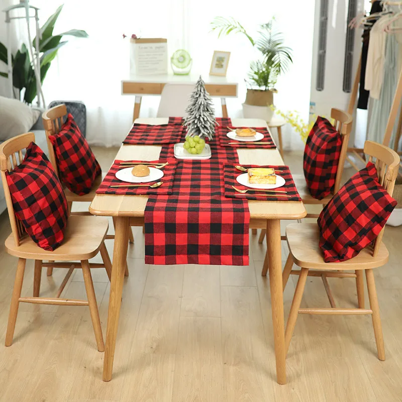 180CM Navidad 2020 High Quality Table Runner Christmas Decoration for Home Noel Decor Ornament New Year 2021 | Дом и сад