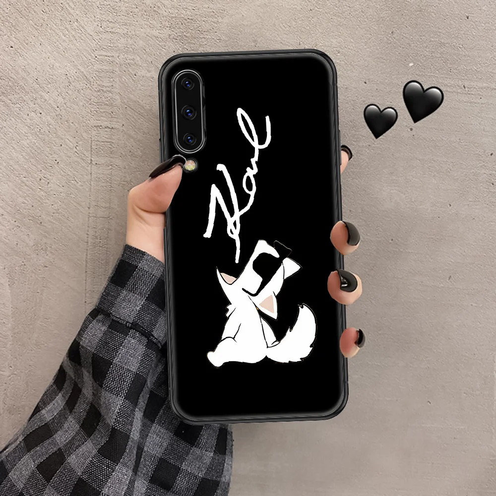 

Famouse Fashion Lagerfelds Phone case For Samsung Galaxy A 3 5 7 8 10 20 21 30 40 50 51 70 71 E S 2016 2018 4G black fashion