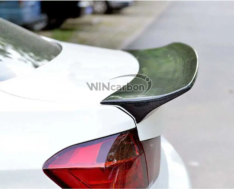 LB представление Стиль Настоящее углеродное волокно задний спойлер для BMW 3 SERIES F30