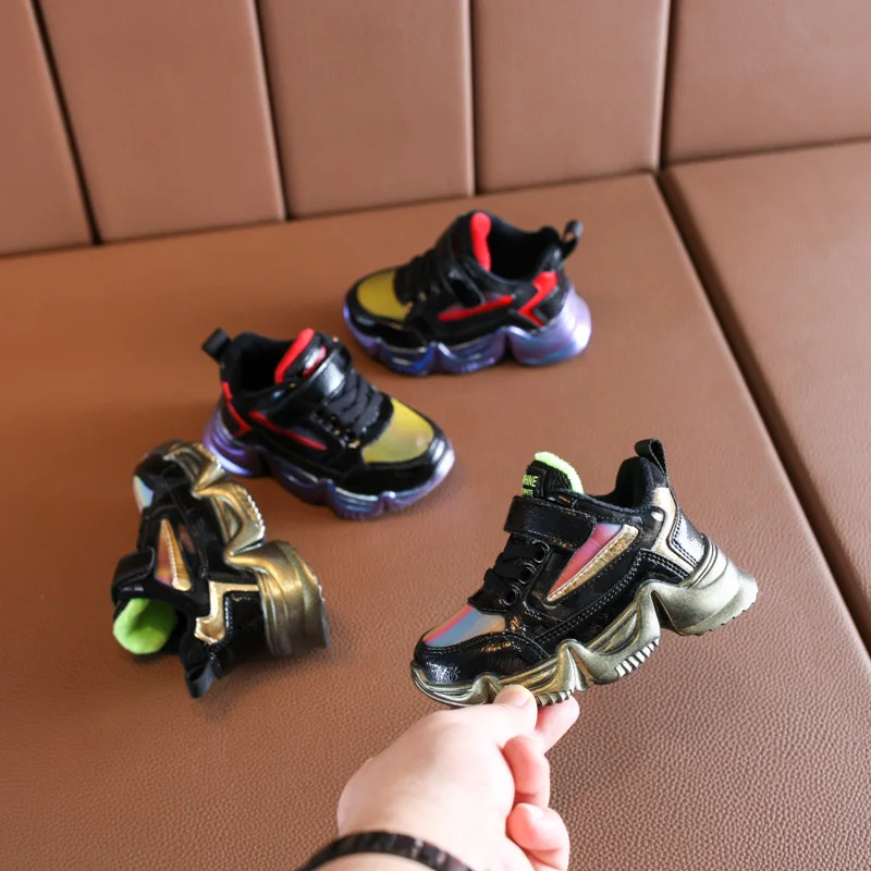 DIMI Winter Children Shoes Boys Girls Sport Shoes Short Plush Baby Sneakers Waterproof Non-slip Warm Kids Shoes Size 21-25