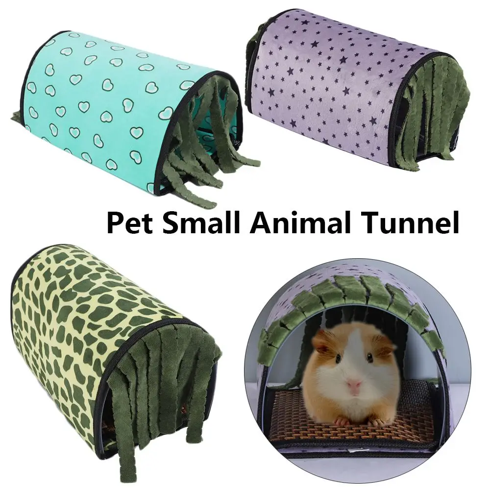 

Hedgehog Shelter Hammock Hideout Hideaway Pet Tassel Tunnel Small Animal Sleeping Bed Guinea Pig House Hamster Nest