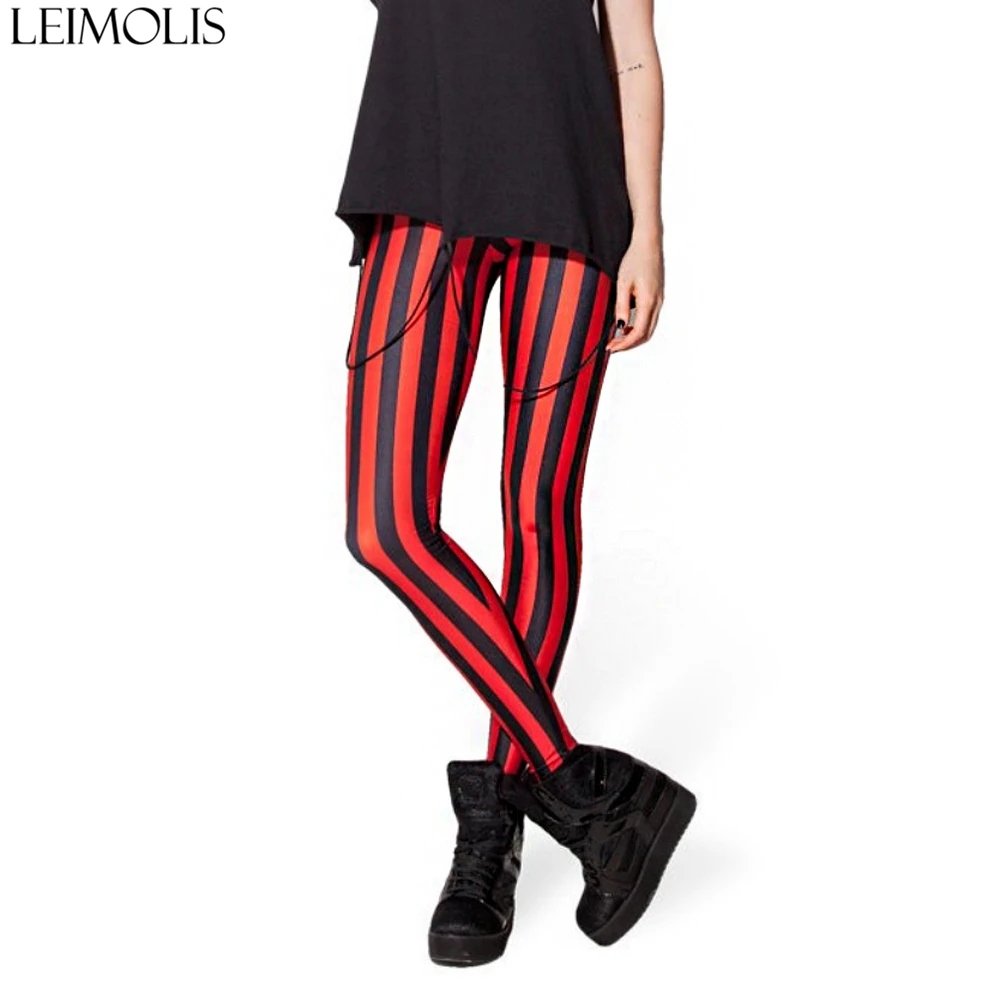 LEIMOLIS в полоску белый черный красный розовый РЕТРО ПРИНТ Харадзюку сексуальные