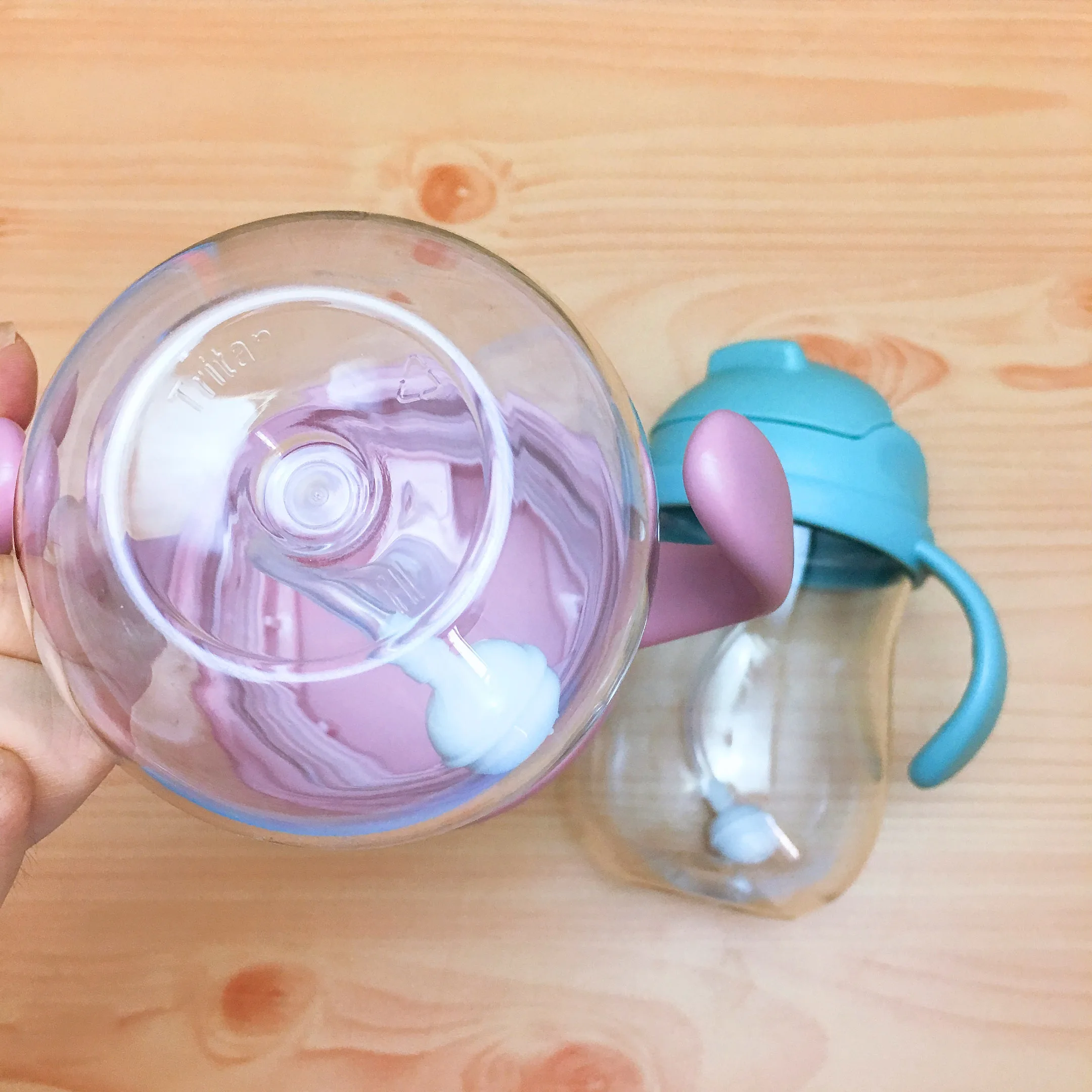 Милая детская соломенная бутылка для воды силиконовая кормления младенцев со