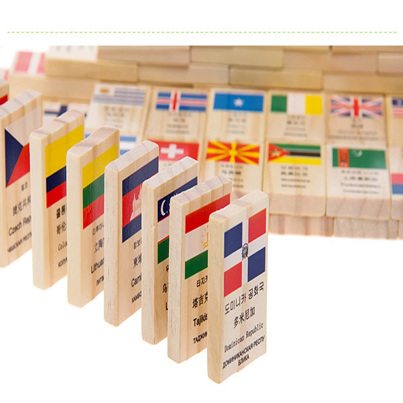 Новинка 2020 г. флаг страны домино для раннего развития детей обучающая