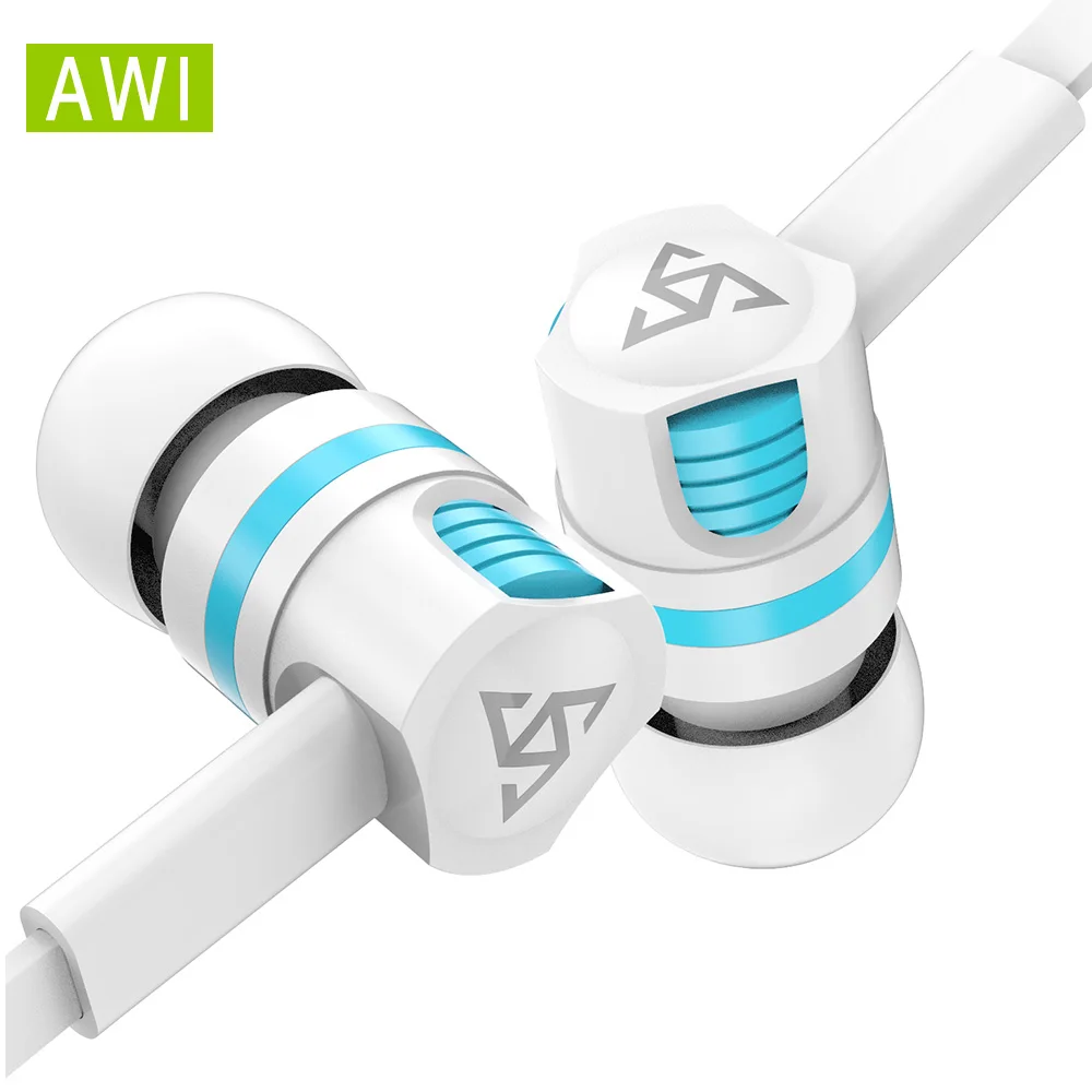 Профессиональные наушники AWI JM26 супер бас гарнитура с микрофоном мобильный