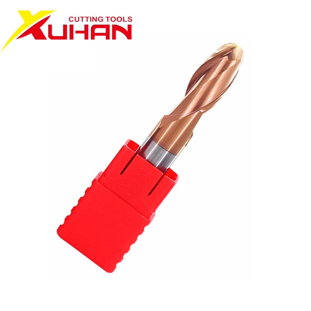 Концевая фреза с 2 канавками R2.5 R3 R4 R5 R6 ЧПУ для обработки металлических