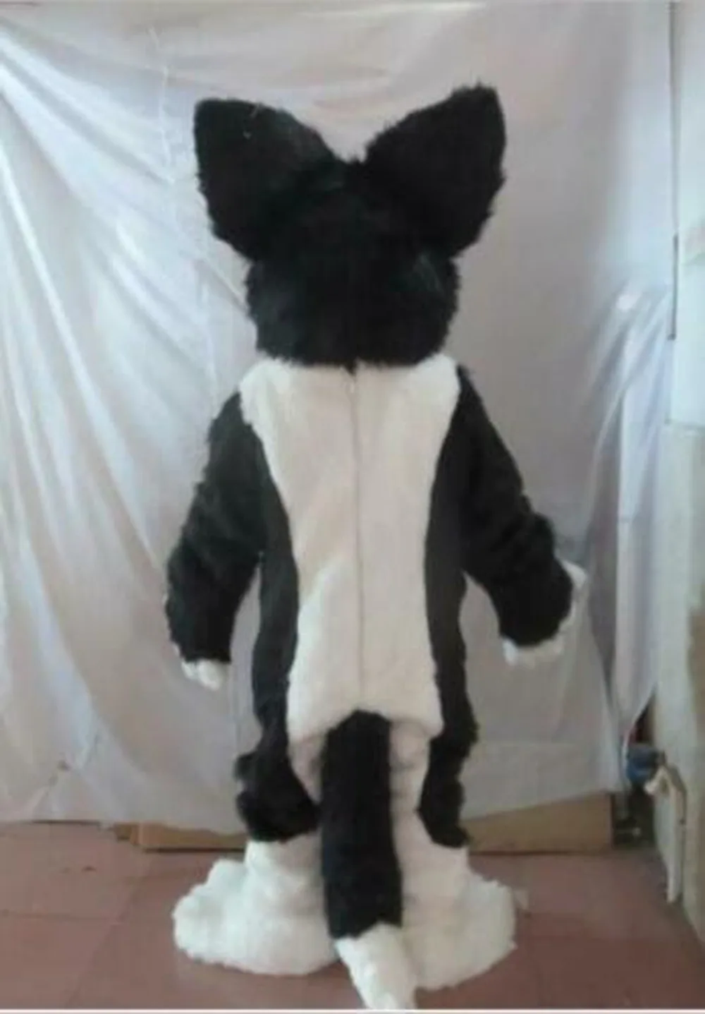 Собака Хаски Фурсьют пушистый костюм талисмана костюмы Косплэй вечернее платье