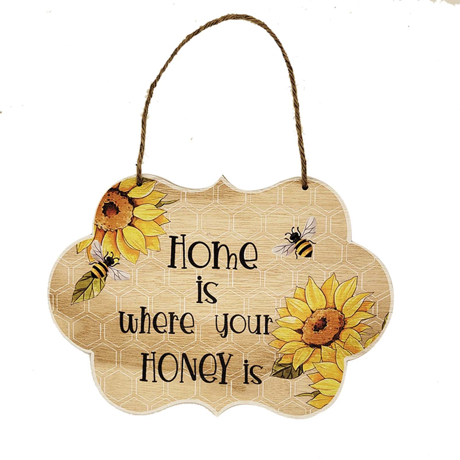 

Wooden Welcome Sign European Retro Pendant Easy Hanging Ornaments Garden Plaque Home Art Decoration Holiday Gifts K9Store