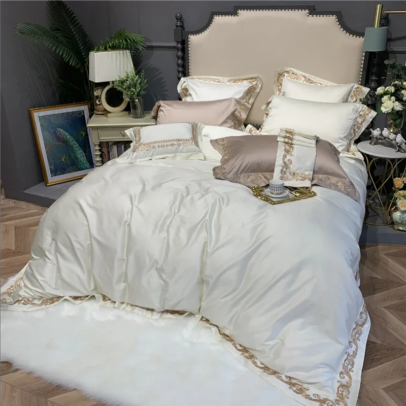 4/7 шт. 1000TC Королевский роскошный комплект постельного белья из египетского