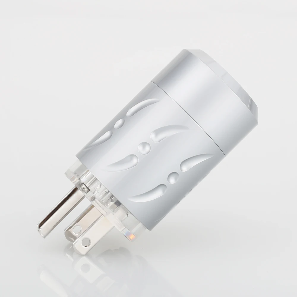 1 пара шнур питания из алюминиевого сплава с родиевым покрытием 20 мм|hole|hole plug |