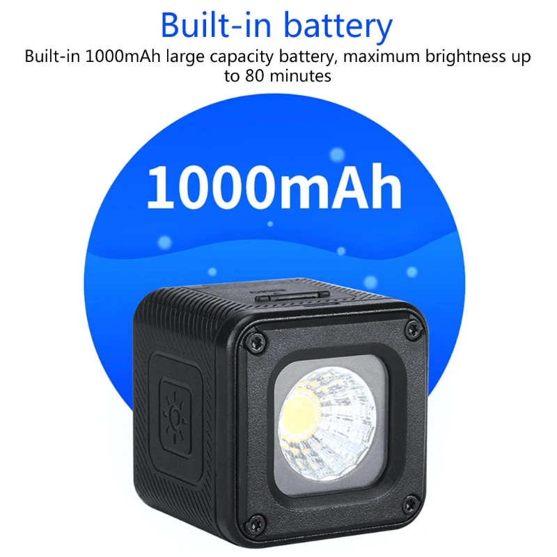 

L1 Pro IP67 светильник свет для фотосъемки 4 уровня с регулируемой яркостью светодиодный видео заполнясветильник