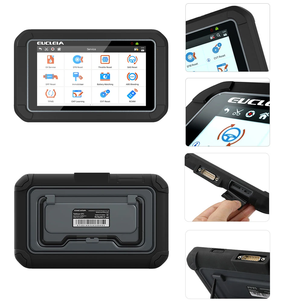 Автомобильный сканер EUCLEIA S7C OBD2 полная система автомобильный диагностический