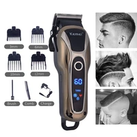 mens electric hair clipper kit barber professional cordless hair trimmer razor self haircut machine with limit combs brand new