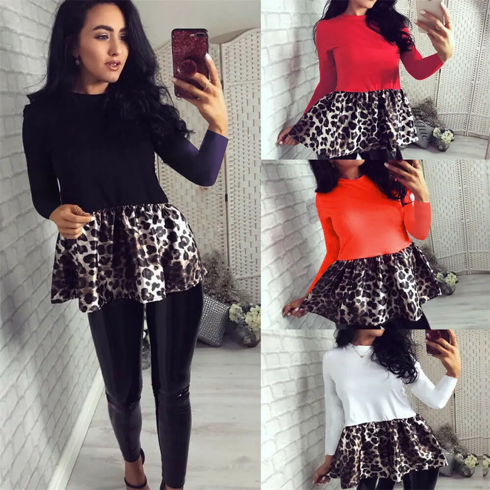 Женская Осенняя Тюлевая футболка с длинным рукавом и рюшами, Женская свободная повседневная верхняя одежда