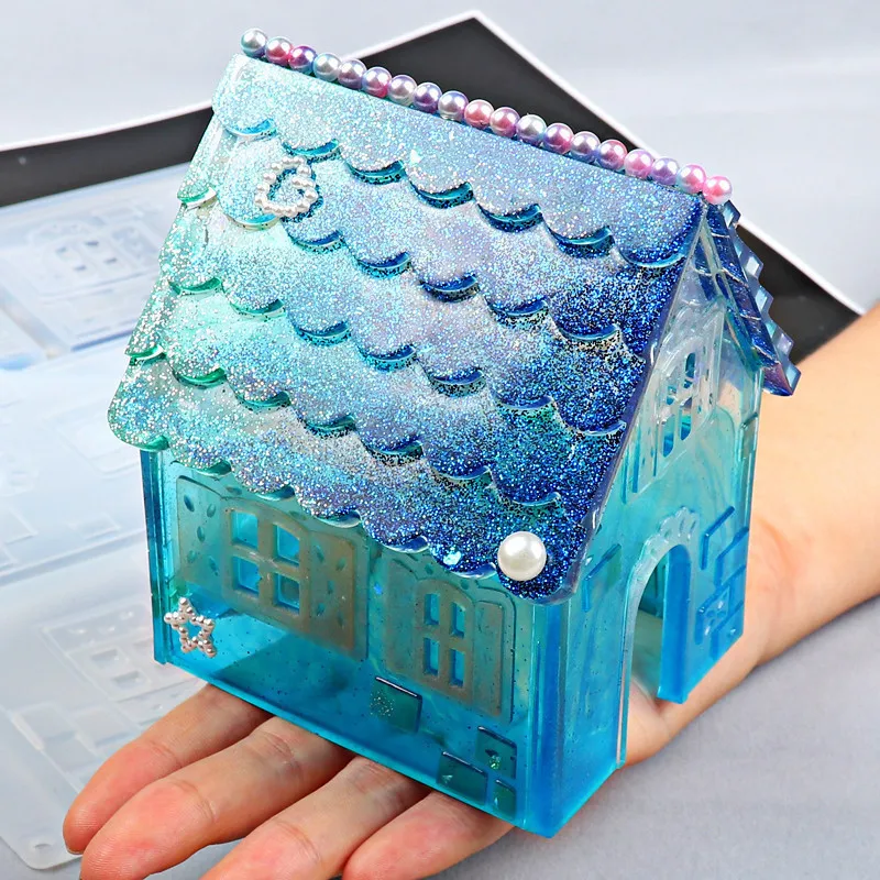 2 шт Новые креативные DIY Силиконовые Формы Рождественский домик, форма для помадки DIY Инструменты для выпечки конфеты печенье Декор шоколадом форма для торта