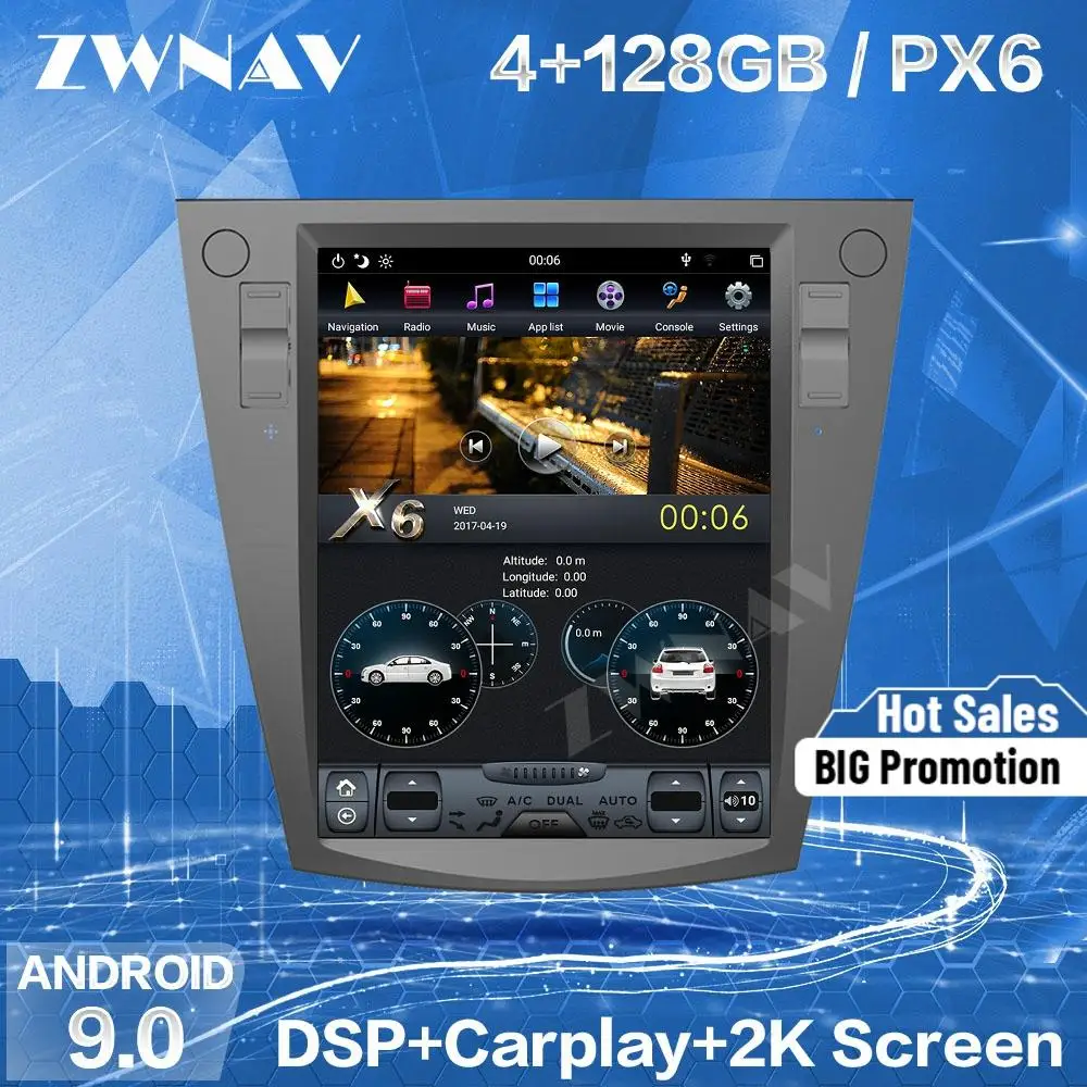 128 ГБ Tesla Screen Carplay для 2013 2014 2015 2016 2017 2018 Subaru Forester Android 9 плеер Авто аудио радио