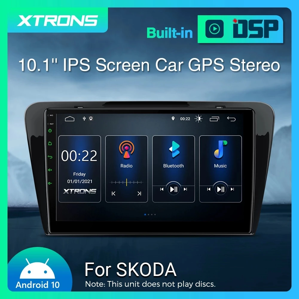 

XTRONS 10,1 ''IPS Android 10,0 Автомобильный мультимедийный стерео радиоплеер для Skoda Octavia 2014 2015 2016 GPS RCA DSP WIFI Carpaly