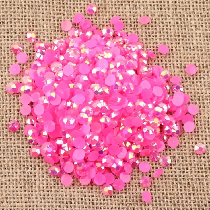 Стразы кристально прозрачные AB 1000 шт./лот стразы с плоской задней стороной для