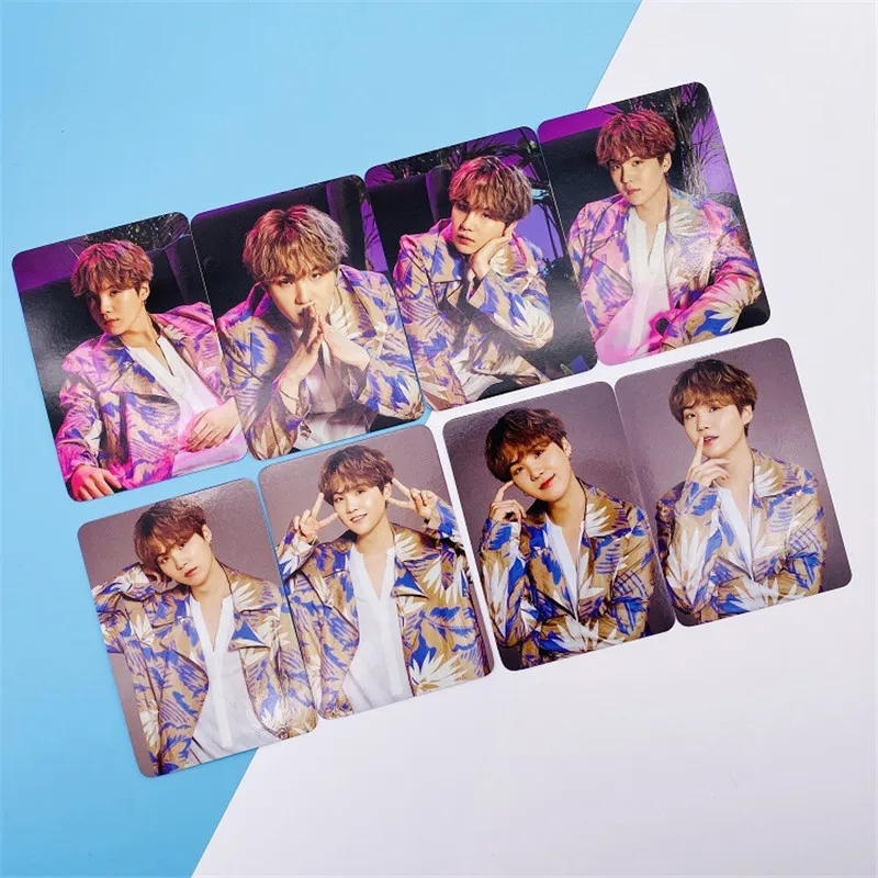 8 шт./компл. KPOP Волшебная лавка Фотокарта карта души Persona ЛОМО карта Юнга Кук SUGA J-HOPE Цзиминь Love Yourself поддельные любовь - Цвет: E