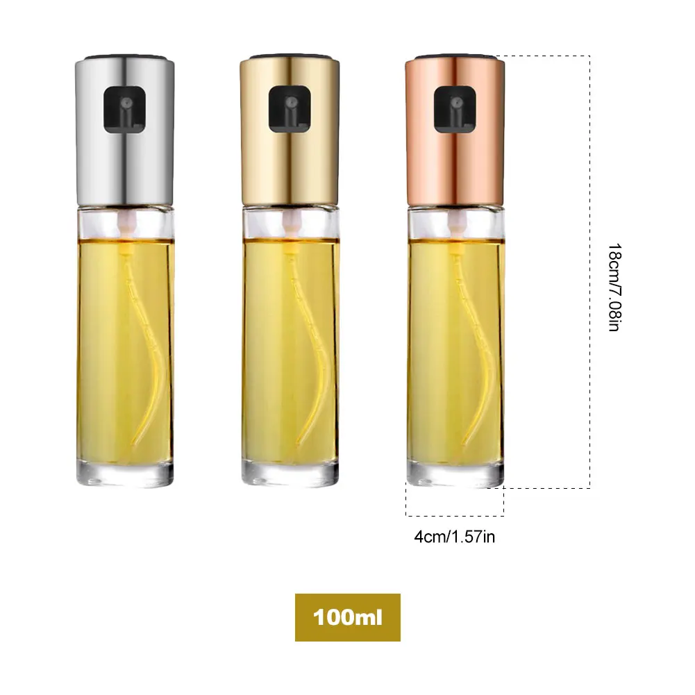 

Kitchen Baking Oil Spray Empty Bottle Vinegar Bottle Oil Dispenser Salad BBQ Water Gravy Boats Grill Glass Sprayer Cooking Tool