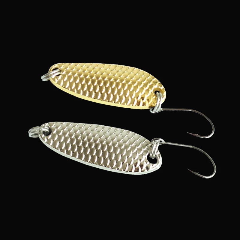 Дешевая рыболовная ложка 4 шт./лот 1. Искусственная кожа/2. металлическая приманка