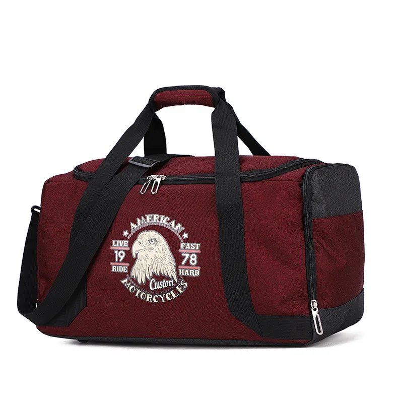 Новая стильная уличная дорожная сумка спортивная цилиндр мужская через плечо