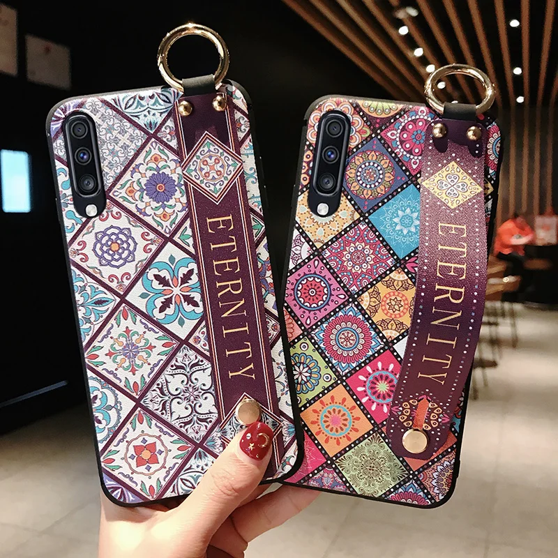 SoCouple чехол для samsung Galaxy A50 A70 A30 A20 A10 S8 S9 S10 Plus, Note 8, 9, 10, плюс A40 A60 S10e ремешок держатель телефона чехол