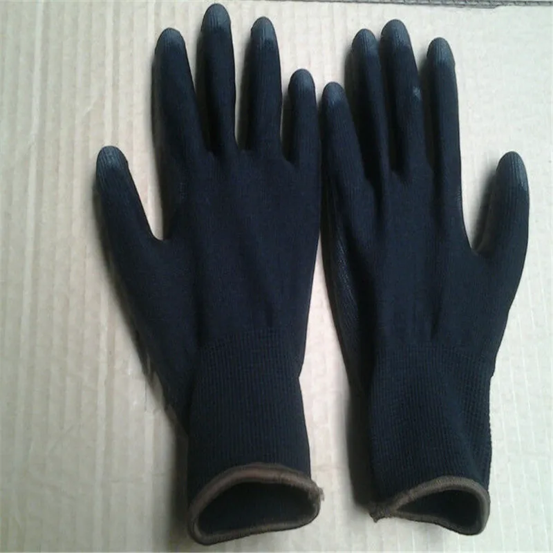 New 1 Pairs PU Nylon Safety Coating Work Gloves Builders Palm Protect S M L Anti-Static Coated | Дом и сад