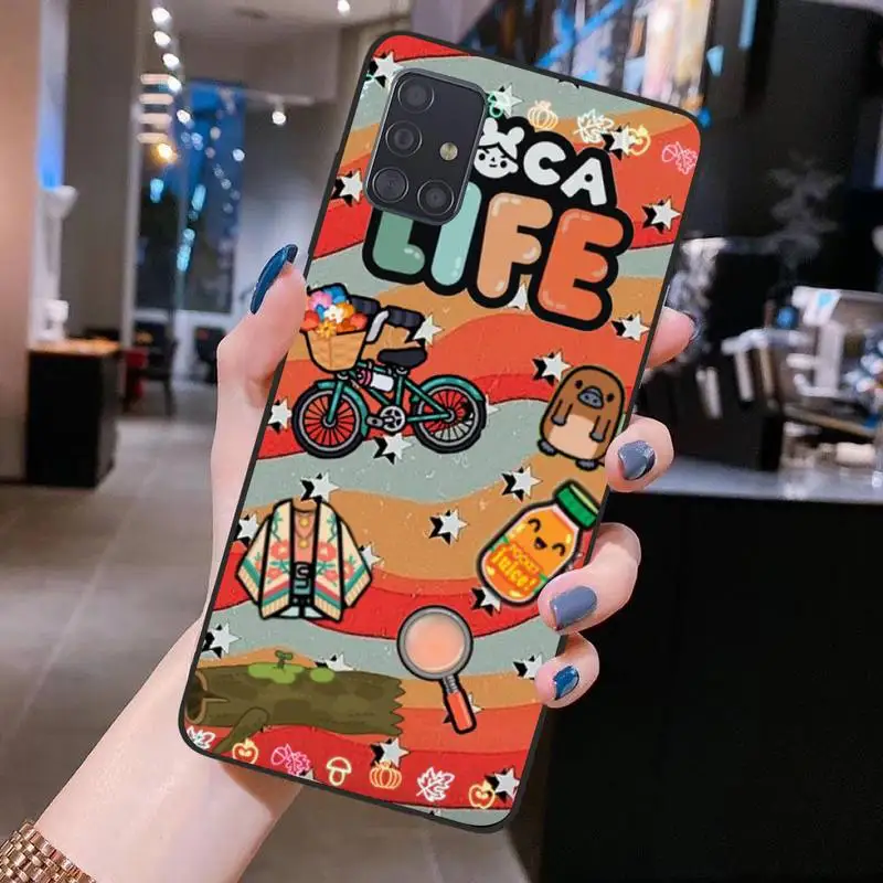 Чехол для телефона Toca с принтом Бока тока Life World game Samsung Galaxy S20 FE plus Ultra S6 S7 edge S8 S9 S10 5G