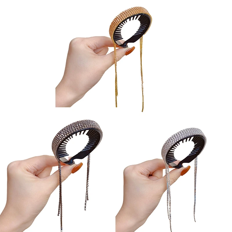 

ПВХ большие заколки для волос милые Стразы заколки для волос для женщин толстые/тонкие заколки для волос T8NB