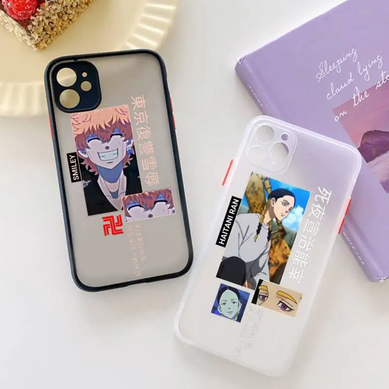 

Japan anime Tokyo Revengers Phone Case matte transparent For iphone 7 8 11 12 13 plus mini x xs xr pro max cover