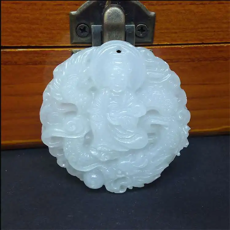 Натуральная китайская каменная статуя вырезанная вручную резной дракон и Феникс