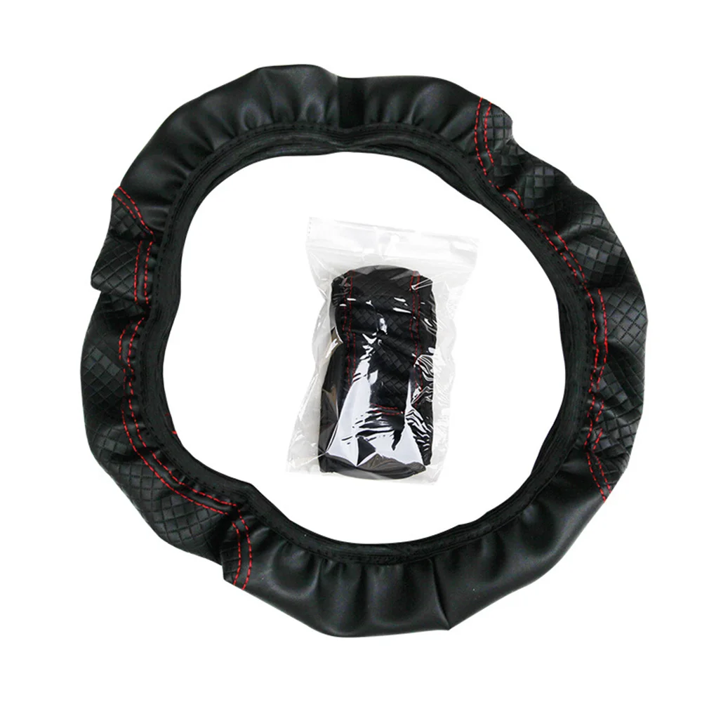 Universal Leather Car Steering Wheel Cover for Toyota Corolla RAV4 Subaru XV Chevrolet Cruze Aveo sail Saab Dacia | Автомобили и