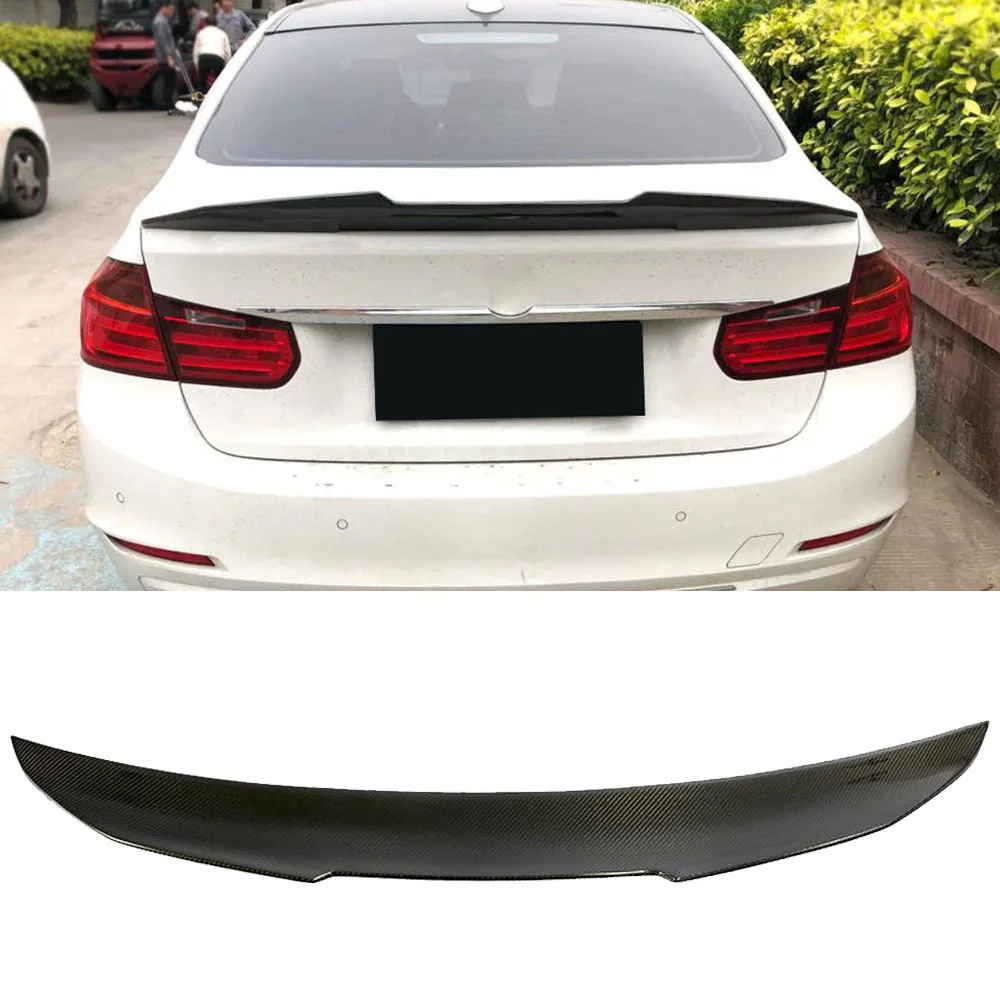 Углеродное заднее спойлерное крыло багажника для BMW 3 серии F30 F80 M3 2013 - 2019 года Car Boot Lip on.