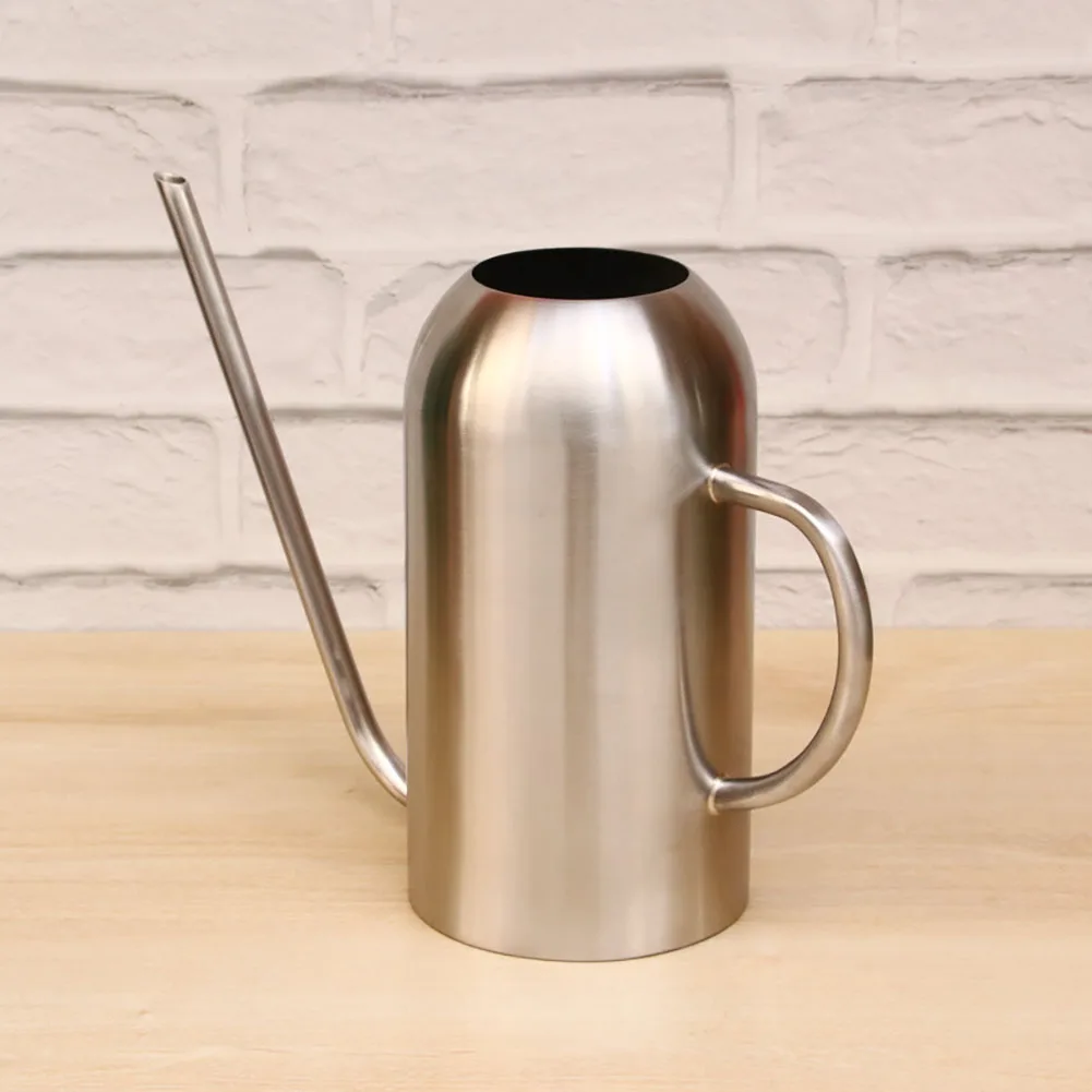 

1.5L Watering Can Gardening Patio Home Rustproof With Handle Pot Durable Irrigation Indoor Stainless Steel Anti Corrosion Tools