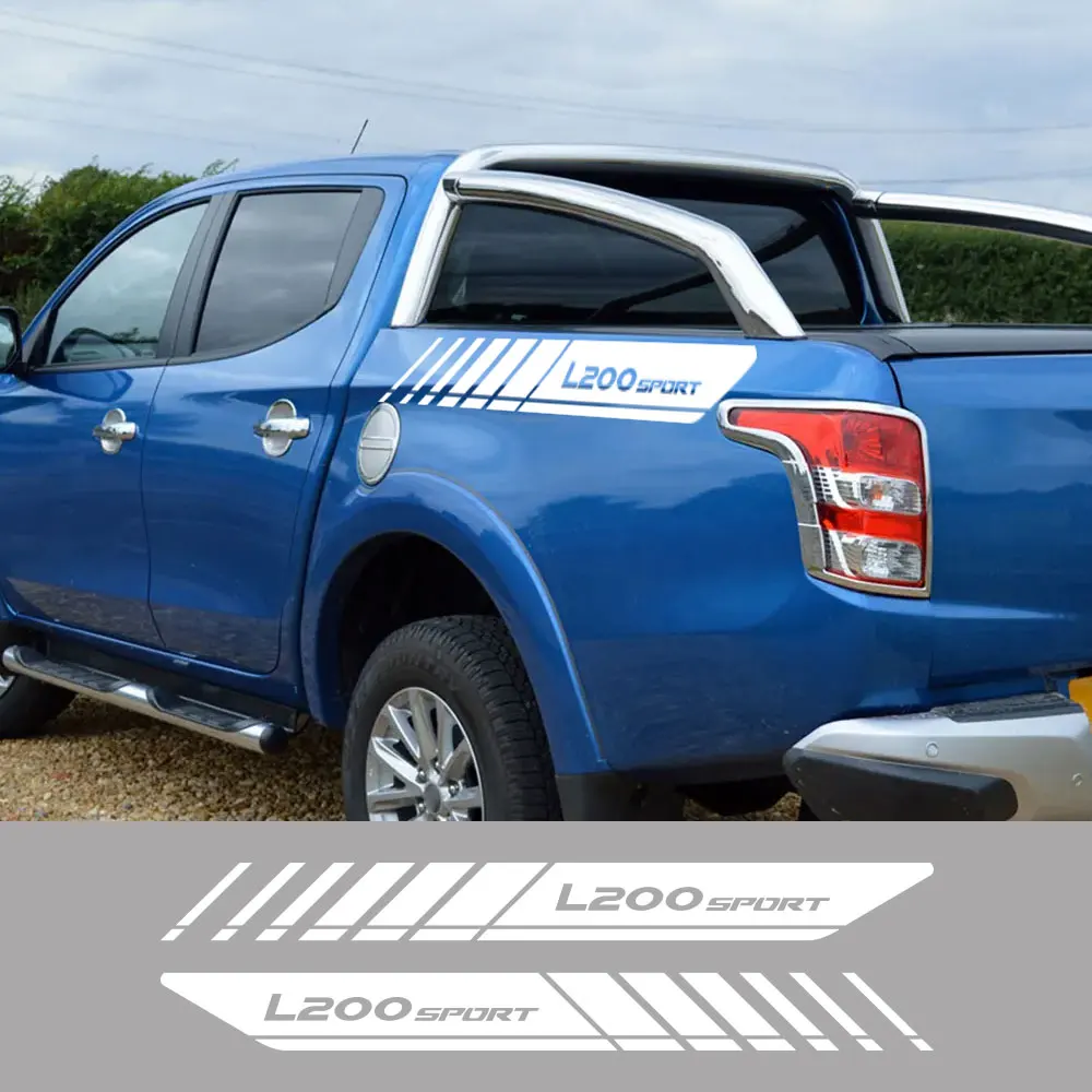 Боковые наклейки для заднего багажника пикапа Mitsubishi L200 Triton автомобильные