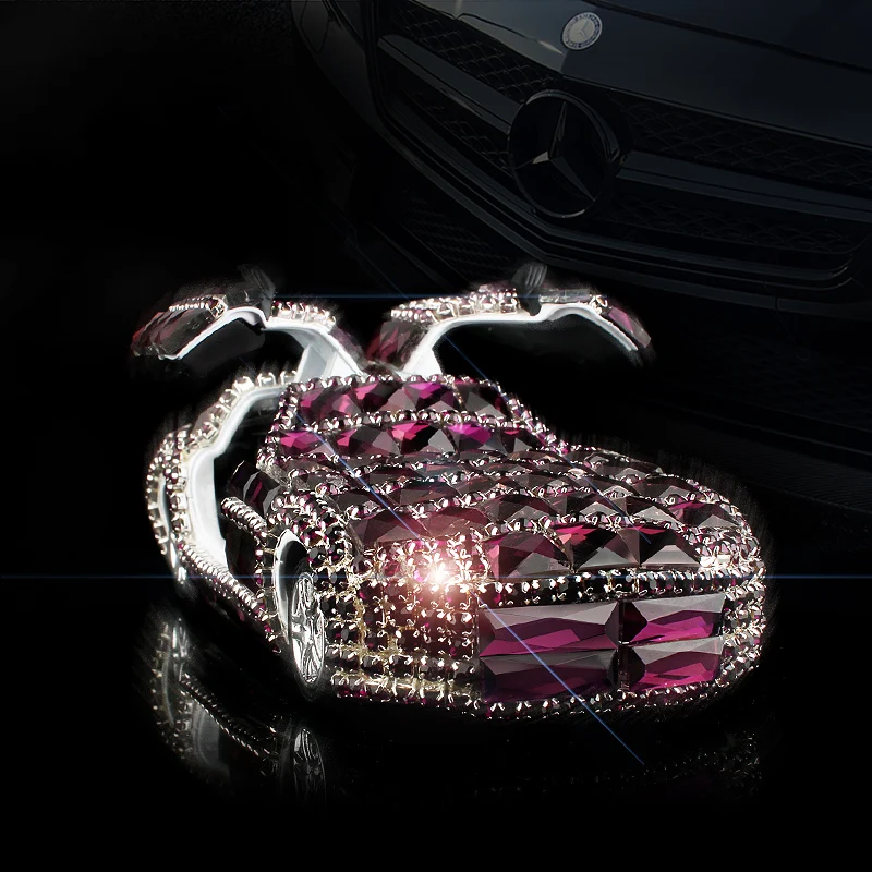 Gullwing Sportscar автомобильное украшение для приборной доски Блестящие кристаллы духи
