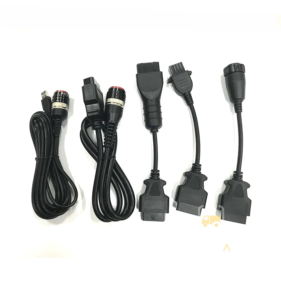 

Vocom 88890300 5 кабелей OBDII USB 14Pin 12Pin 8Pin для Vcads диагностический инструмент для грузовиков vocom ii