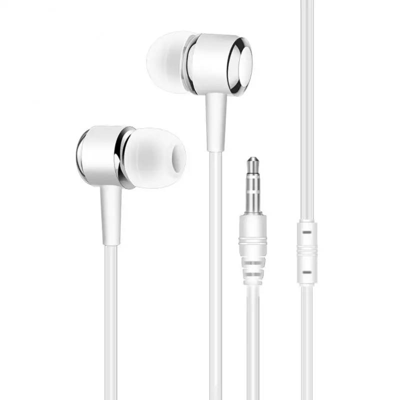 

3.5mm Earphone In-line Control Headset For Iphone Color Crystal Earplugs Sweat Proof For Samsung Bass Sports Headset For HuaWei