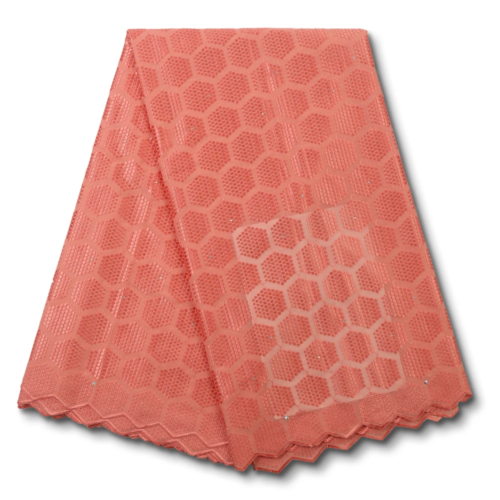 

African Cotton Lace Fabric 2020 High Quality Dry Lace Nigerian Lace Fabrics Swiss Voile Lace In Switzerland For Party YA3660B-8