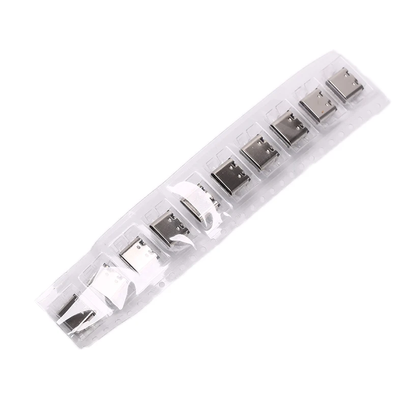 10 шт. 16-контактный разъем SMT Micro USB Type C 3 1 гнездо размещение SMD DIP для PCB дизайн DIY