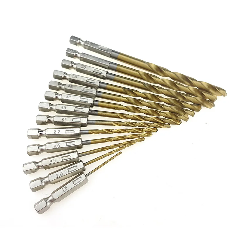 Бесплатная доставка 13 шт. спиральное сверло из карбида вольфрама высокоскоростное быстрорежущей стали с