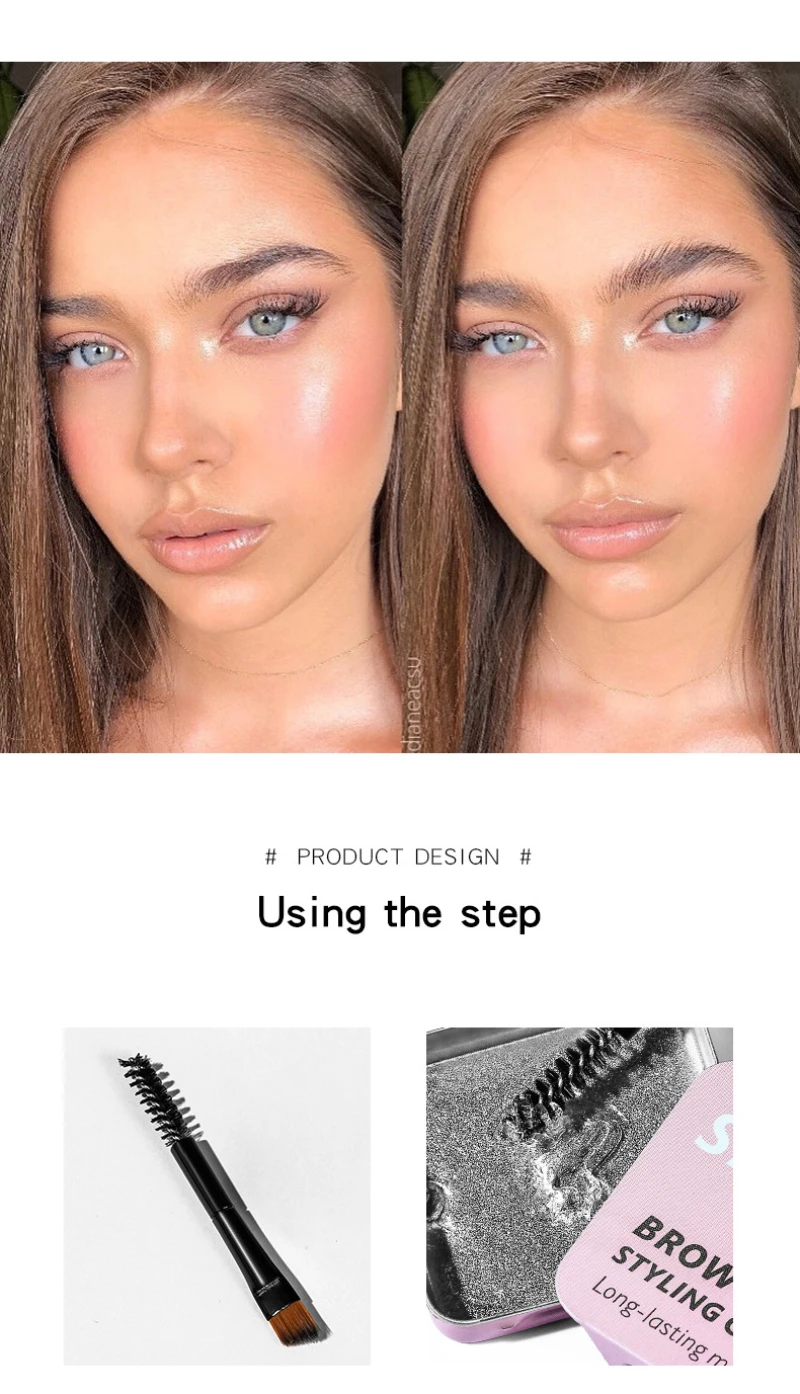 Водостойкий гель для бровей с эффектом перьев TSLM1 | Красота и здоровье