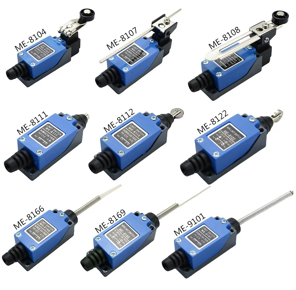 

Limit Switch ME 8108 ME-8108 Rotary Adjustable Roller Lever Arm Mini Limit Switch TZ AC 250V 5A NO NC 8107 8104 8111 8112 9101