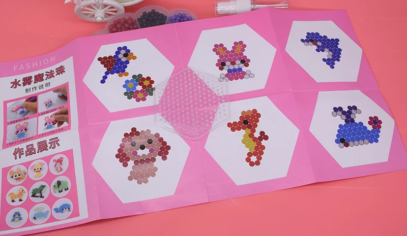 2000 шт водяных бусин, игрушки для детей, Pegboard, подарок для девочек, Orbits, сделай сам, набор бусин, мелкая моторика, рукоделие, творчество